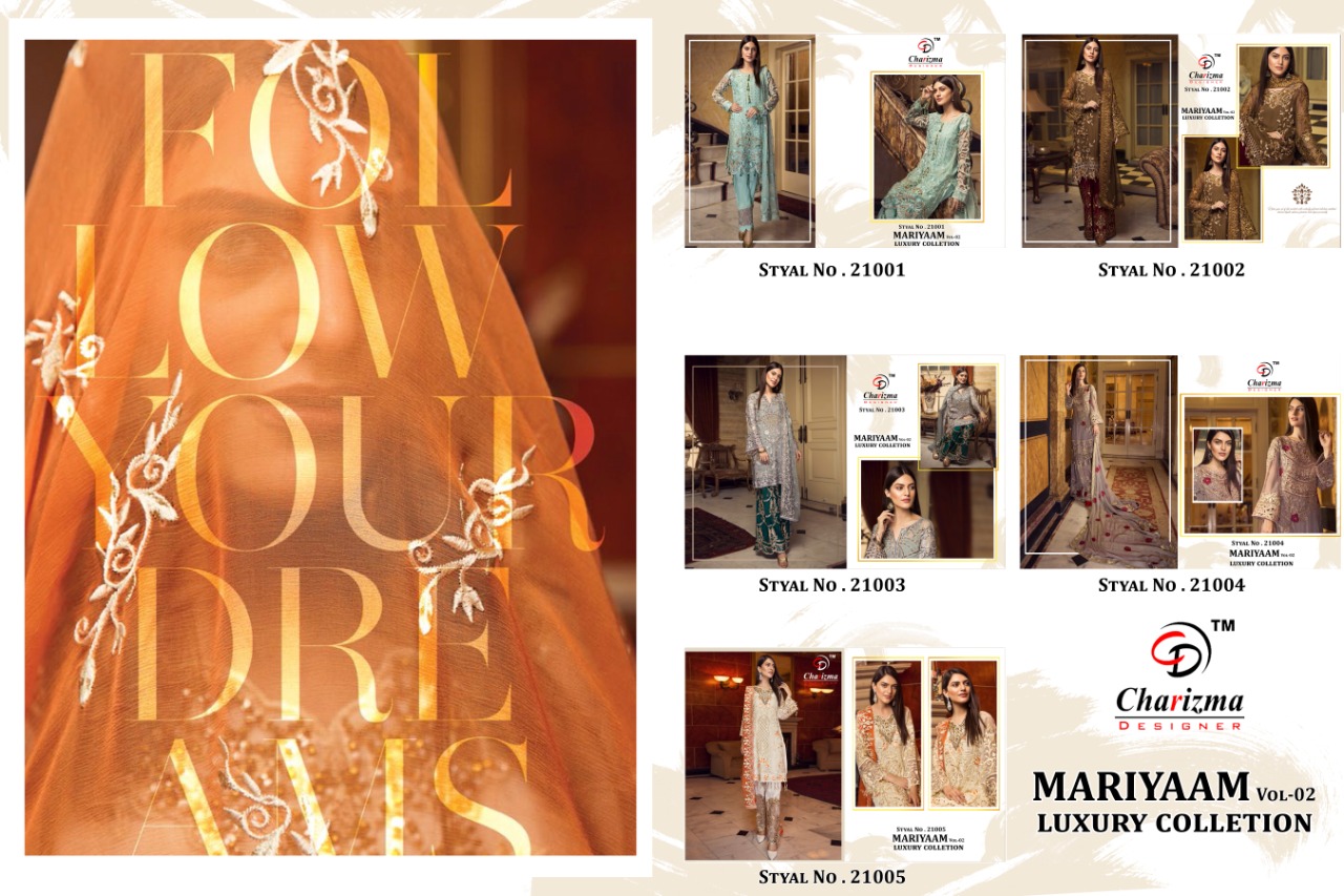 Charizma Designer Mariyaam Luxury Collection 21001-21005