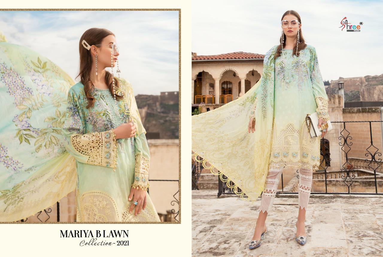 Shree Fabs Maria B Lawn Collection 1629