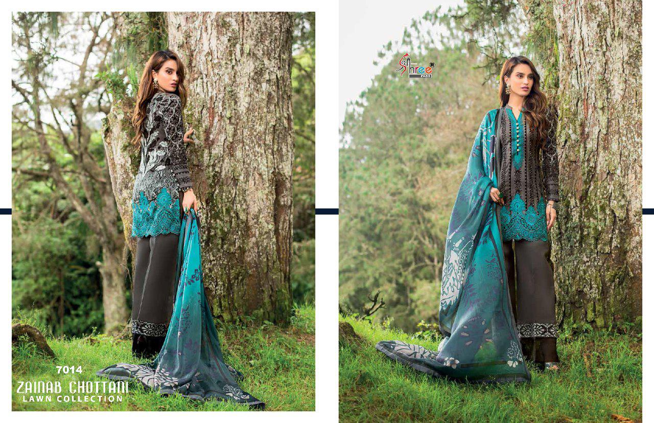 Shree Fabs Zainab Chottani Lawn Collection 7014