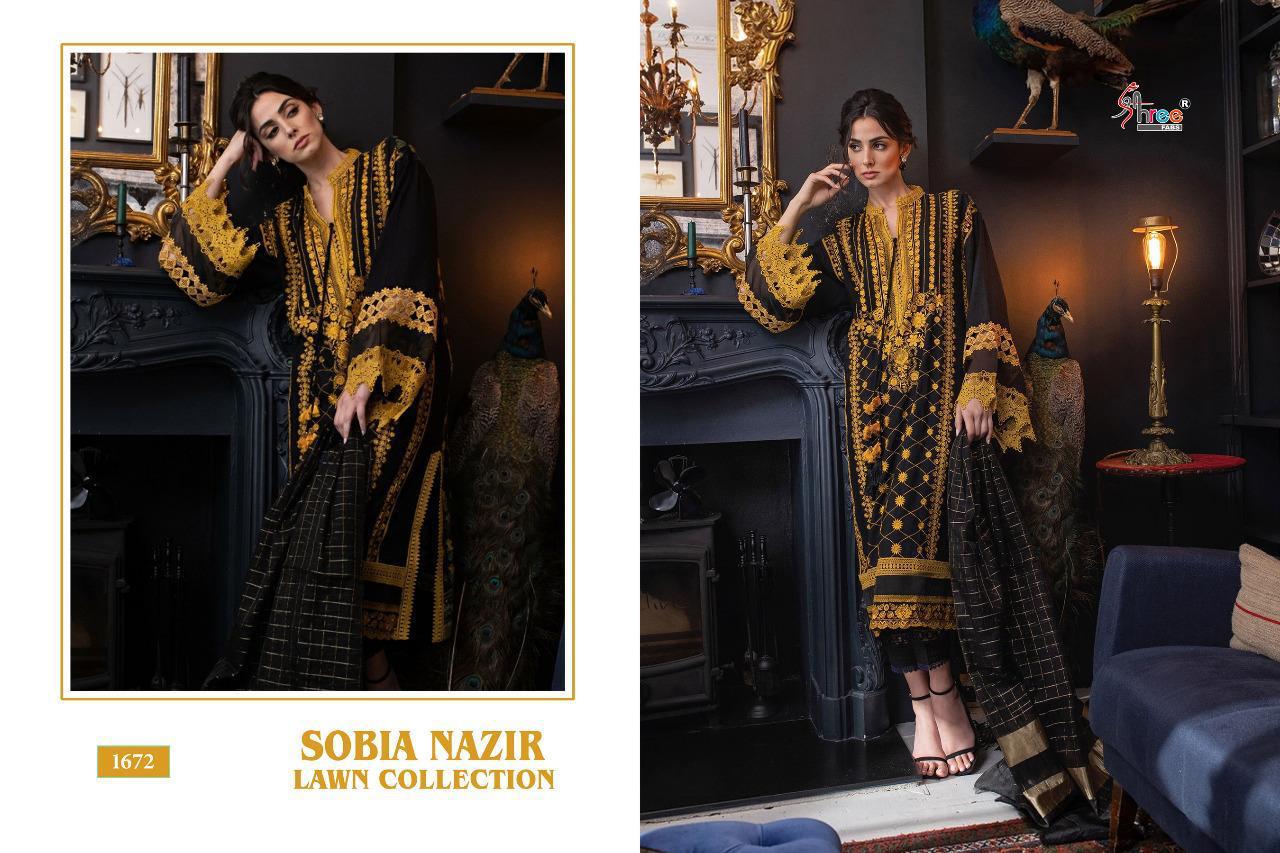 Shree Fab Sobia Nazir Lawn Collection 1672