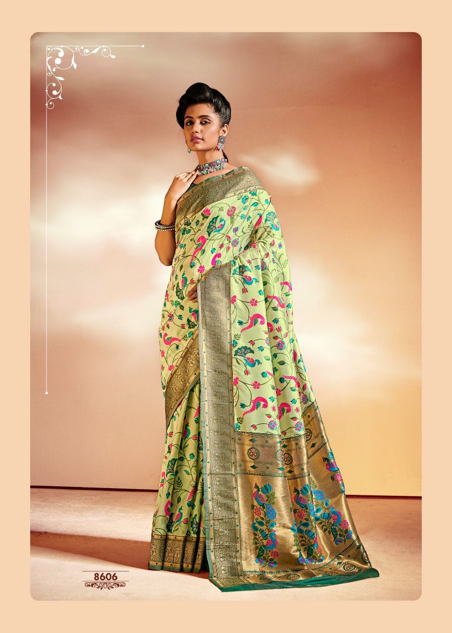 Rajyog Fabrics Aurora Silk 8606