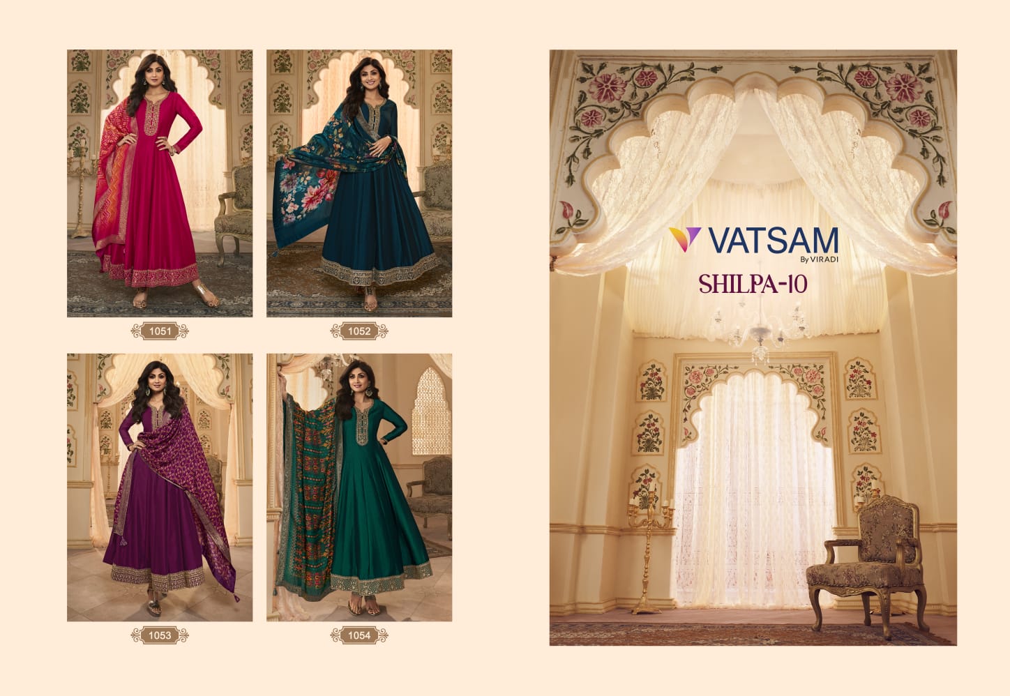 Viradi Fashion Vatsam Shilpa 1051-1054