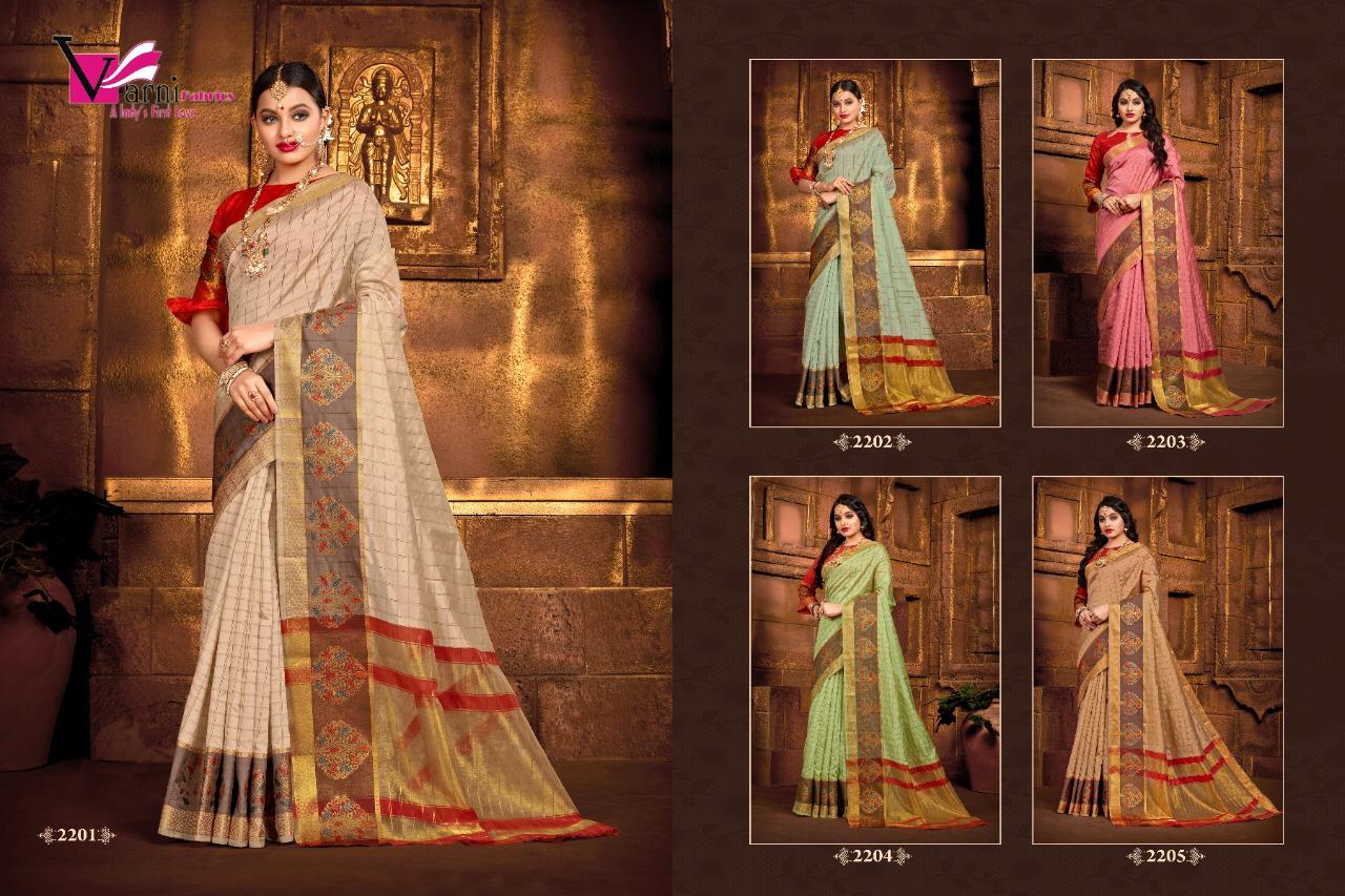 Varni Fabrics Kalyani Silk 2201-2205