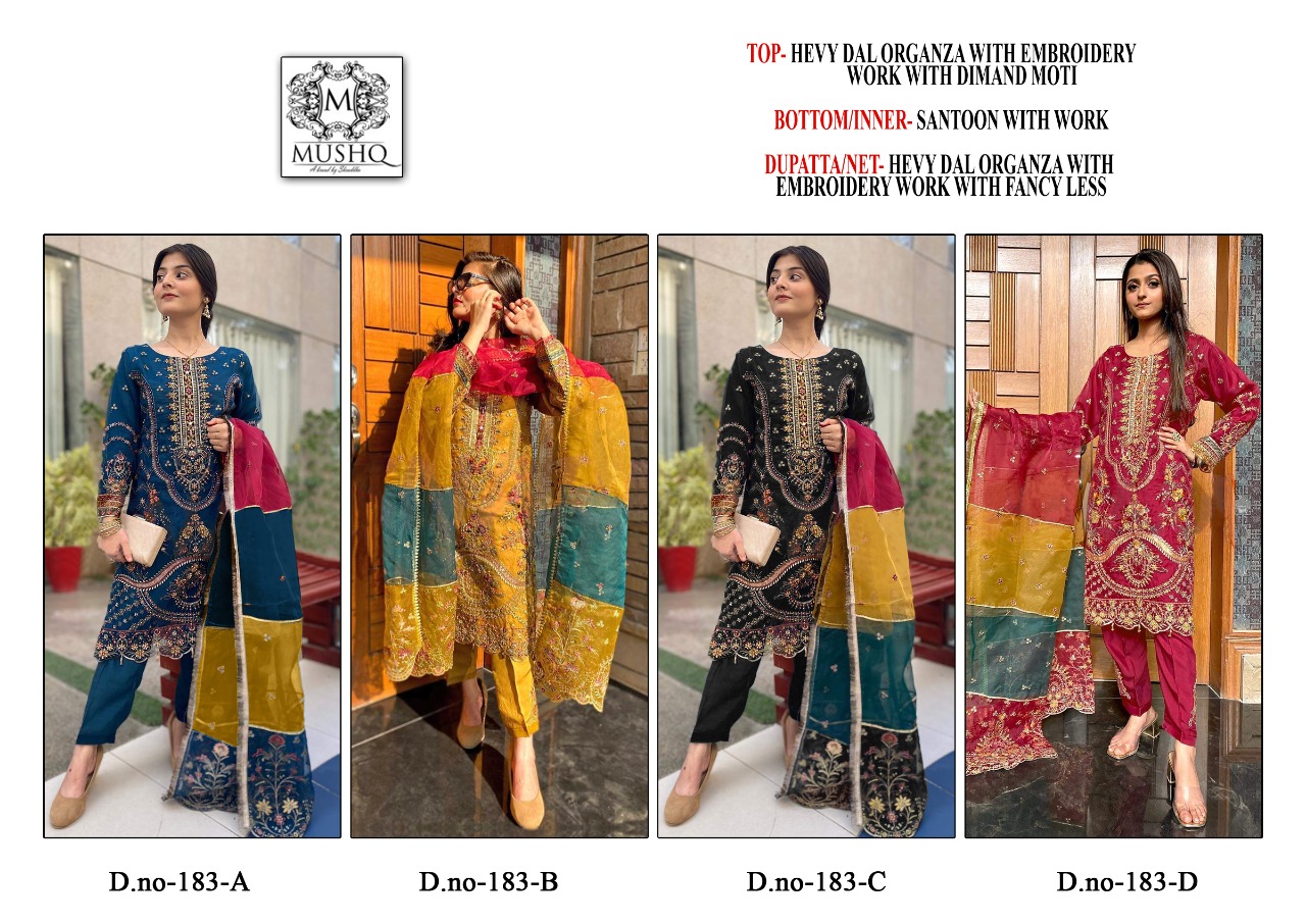 Shraddha Designer Mushq M-183 Colors 