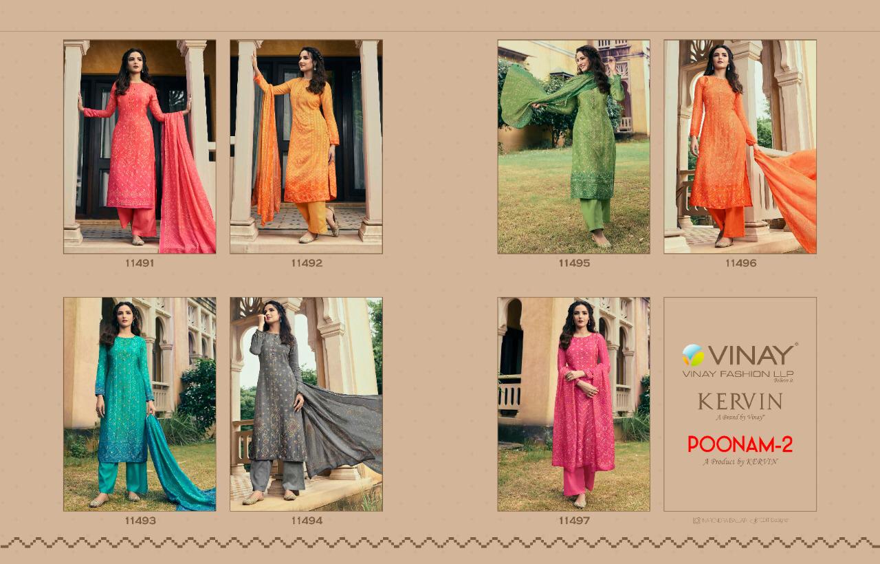 Vinay Fashion Kervin Poonam 11491-11497