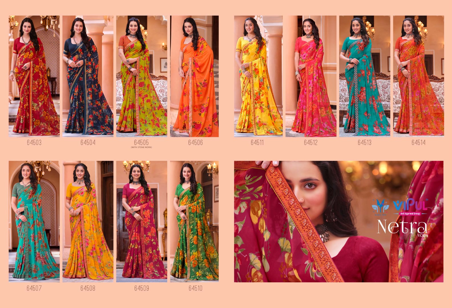 Vipul Fashion Netra 64503-64514