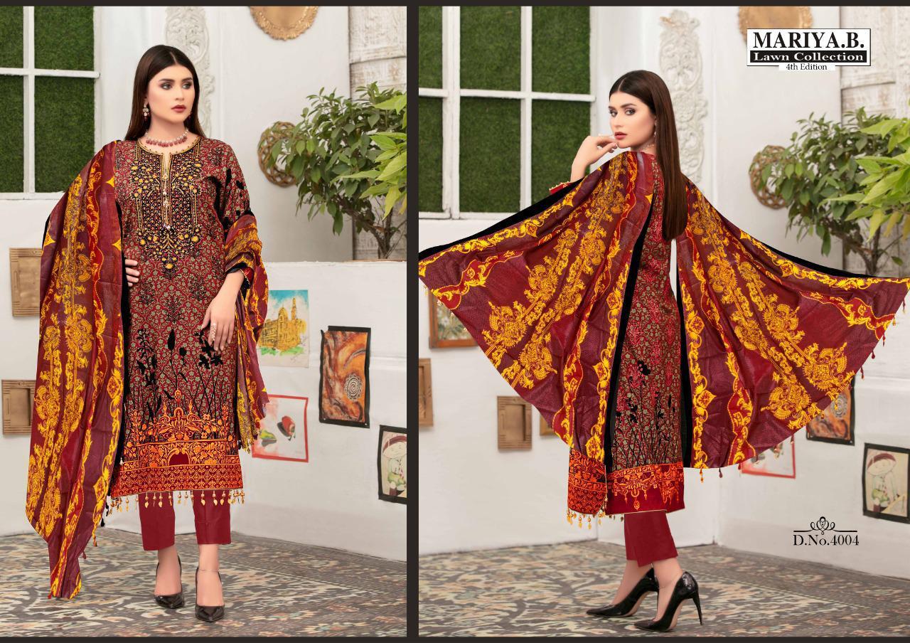 Maria B Lawn Collection  4004