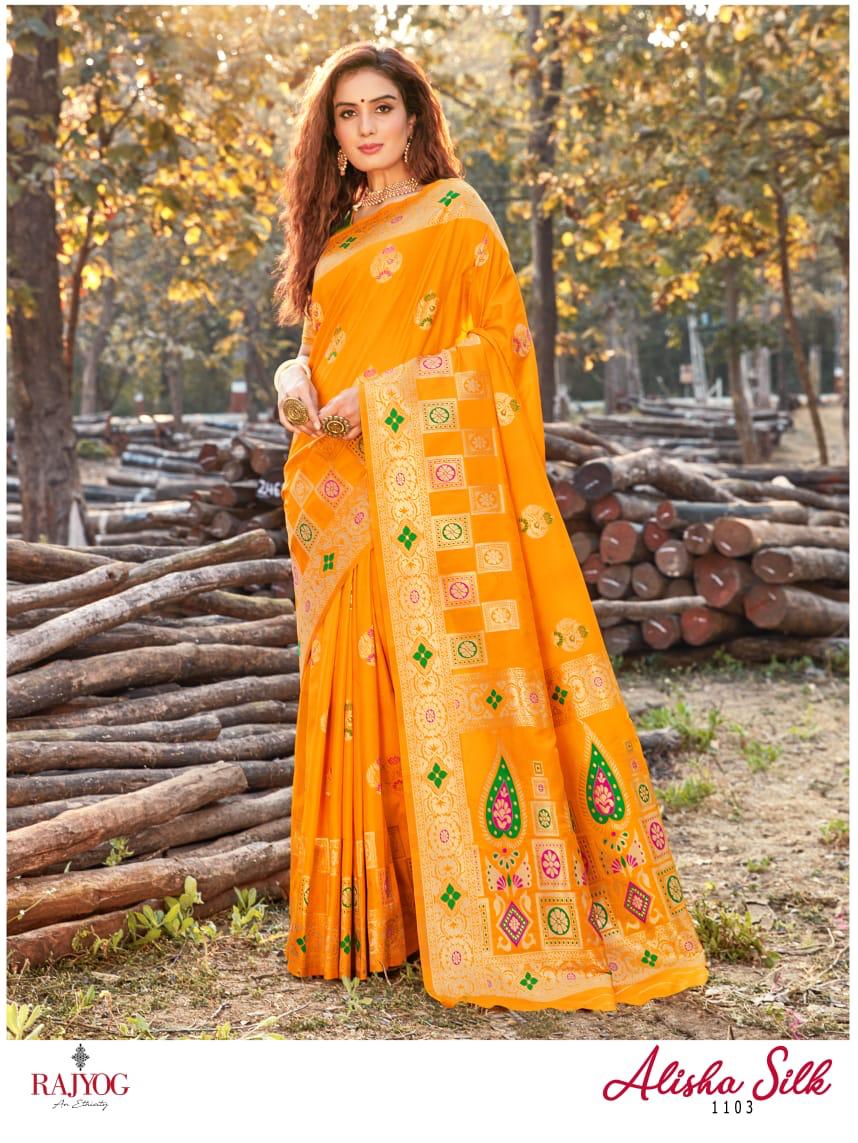 Rajyog Fabrics Alisha Silk 1103