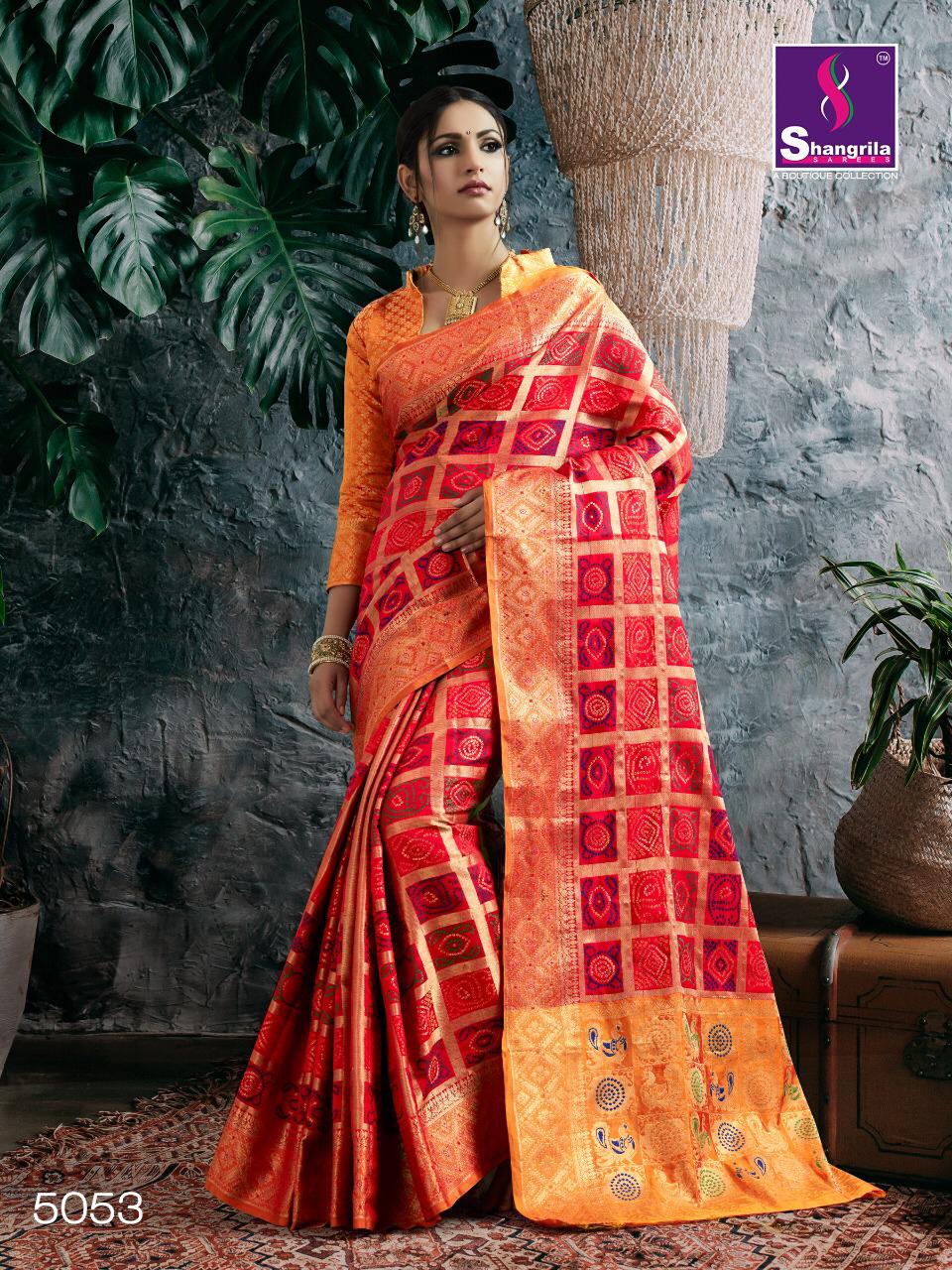 Sobhagya Silk Designer Saree By SHANGRILA SAREE 5051 TO 5056 New ...