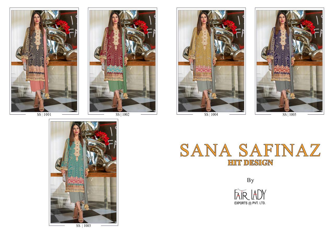 Fairlady Sana Safinaz Hit Design 1001-1005