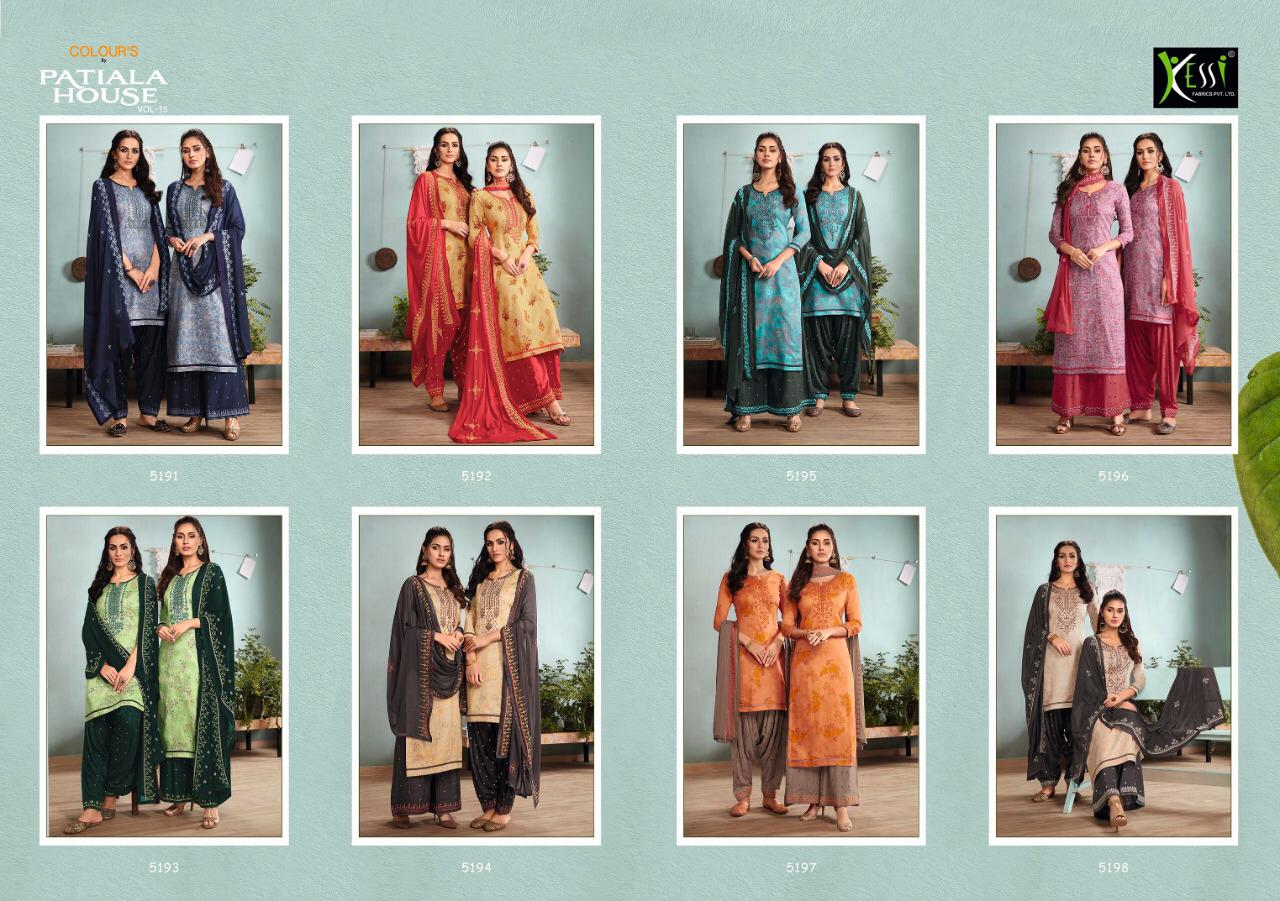 Kessi Fabrics Colours By Patiyala House 5191-5198