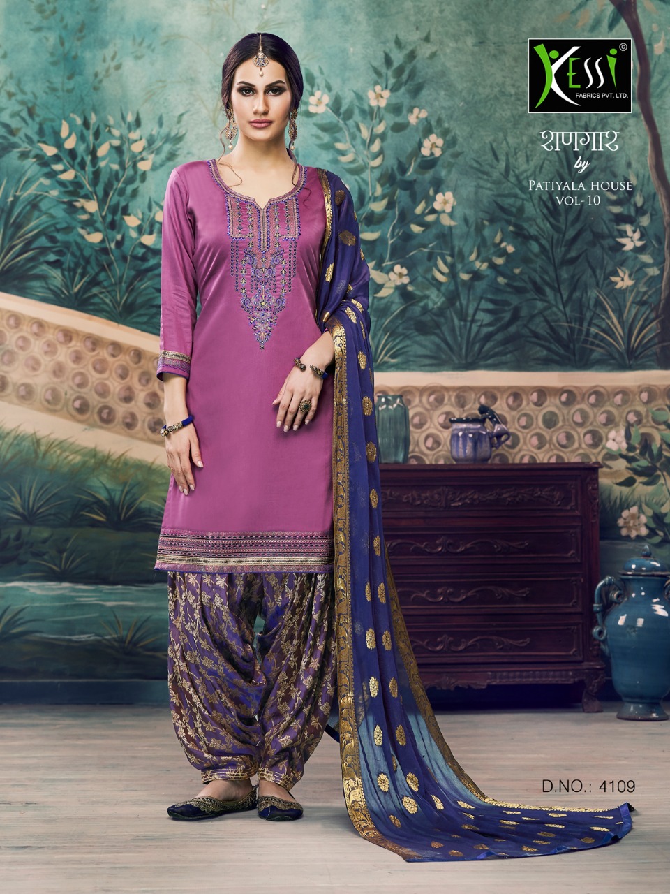 Kessi Fabrics Shangar By Patiala House 4109