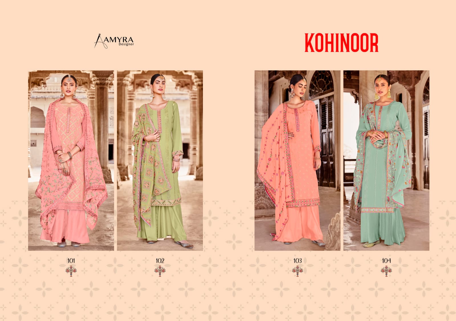 Aamyra Designer Kohinoor 101-104