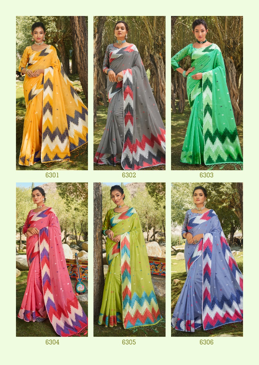 Rajyog Fabrics Aashika Silk 6301-6306