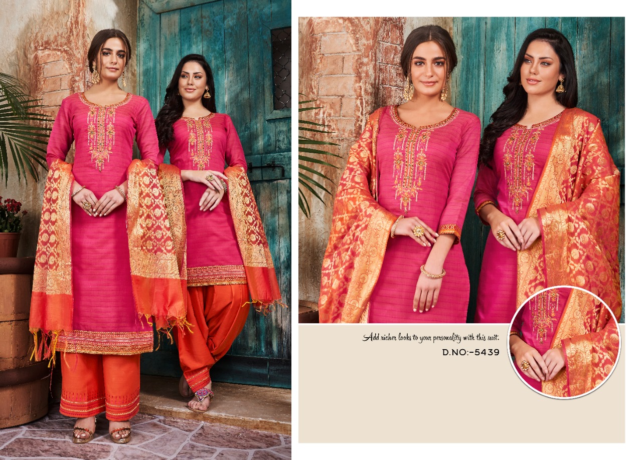 Kessi Fabrics Silk Patiyala 5439 