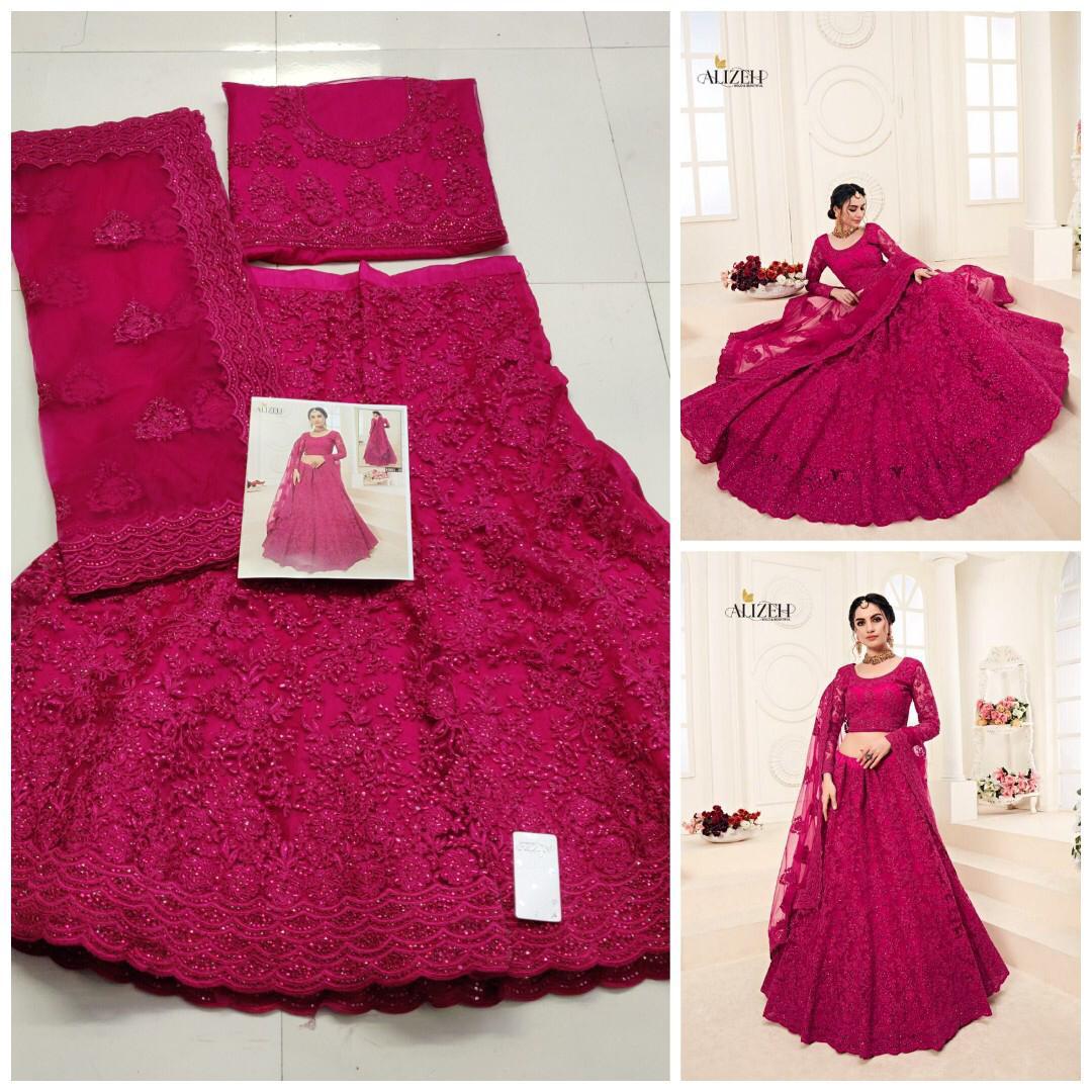 Alizeh Bridal Heritage Colour Saga 1003 B  Real Image