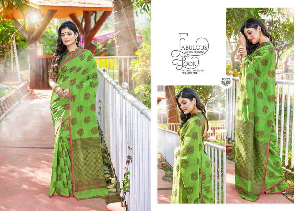 Rajyog Fabrics Kimaya Silk 1002