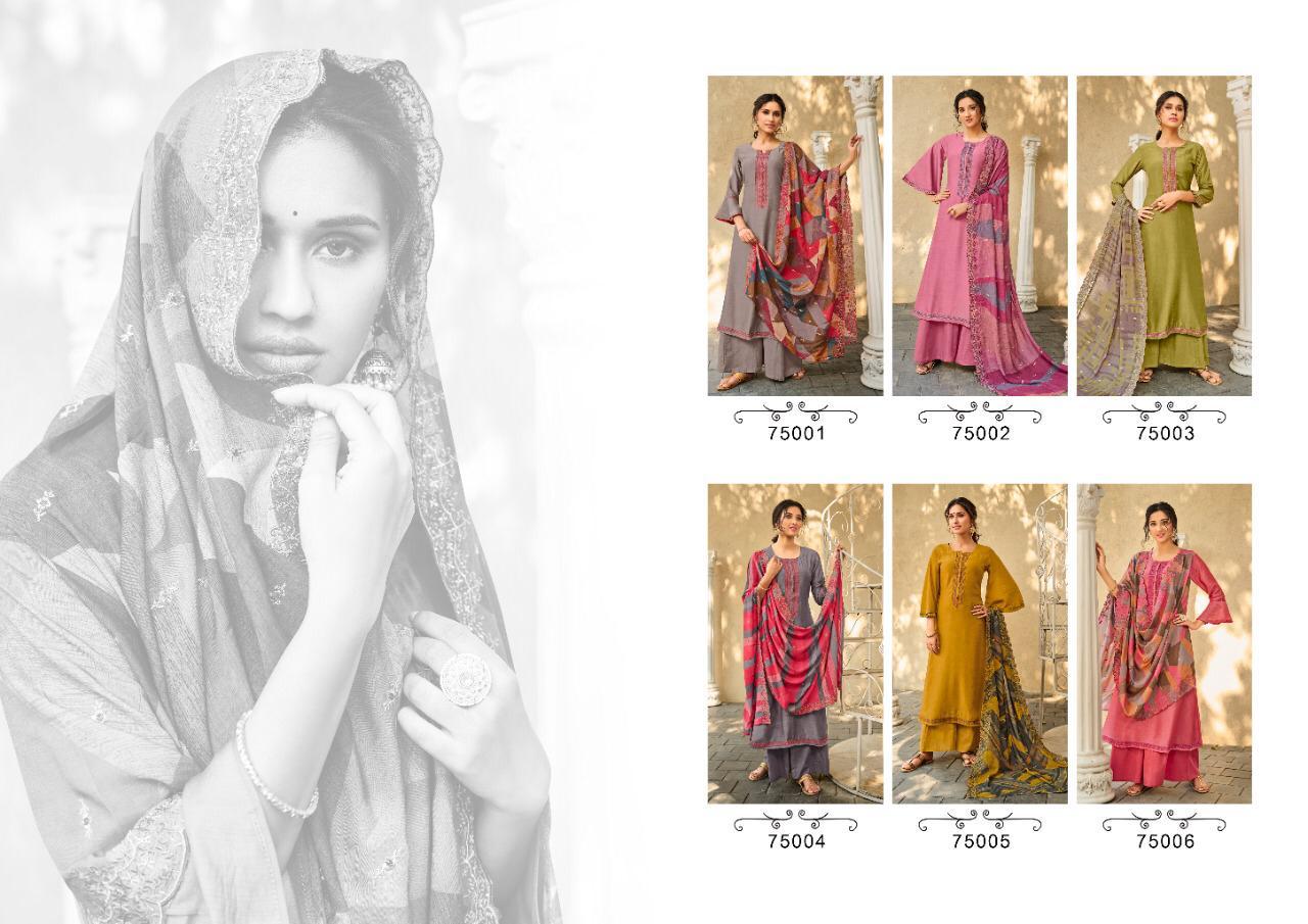 Relssa Fabrics Sajjan Amisha 75001-75006