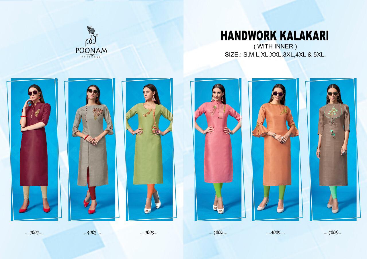 Poonam Designer Kalakari Handwork 1001-1006