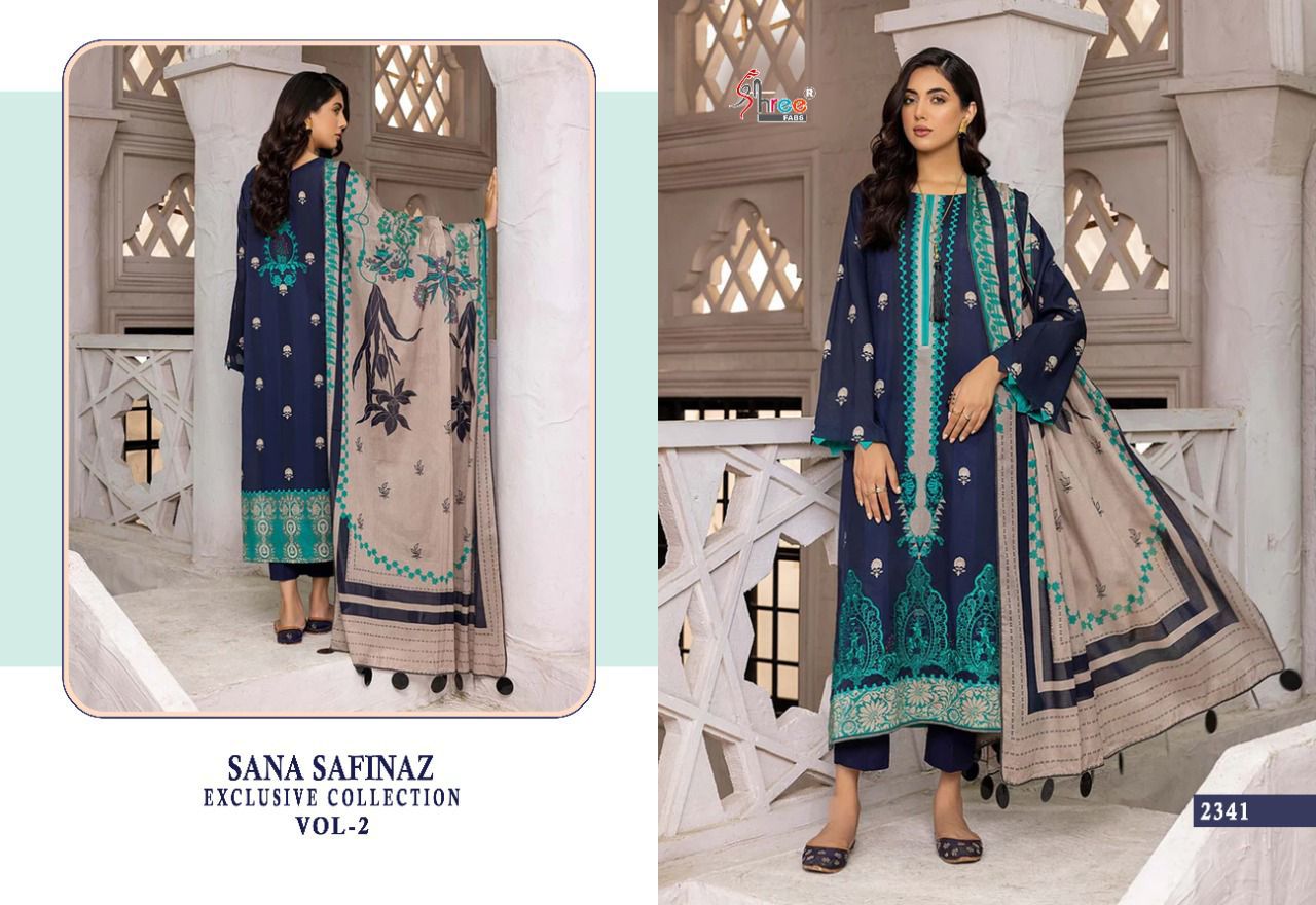 Shree Fab Sana Safinaz Exclusive Collection 2341