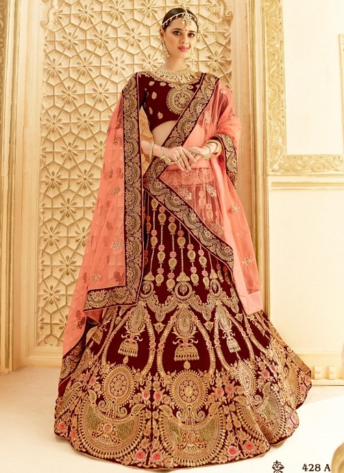 Zeel Wedding Designer Lehenga Choli 7703 Design