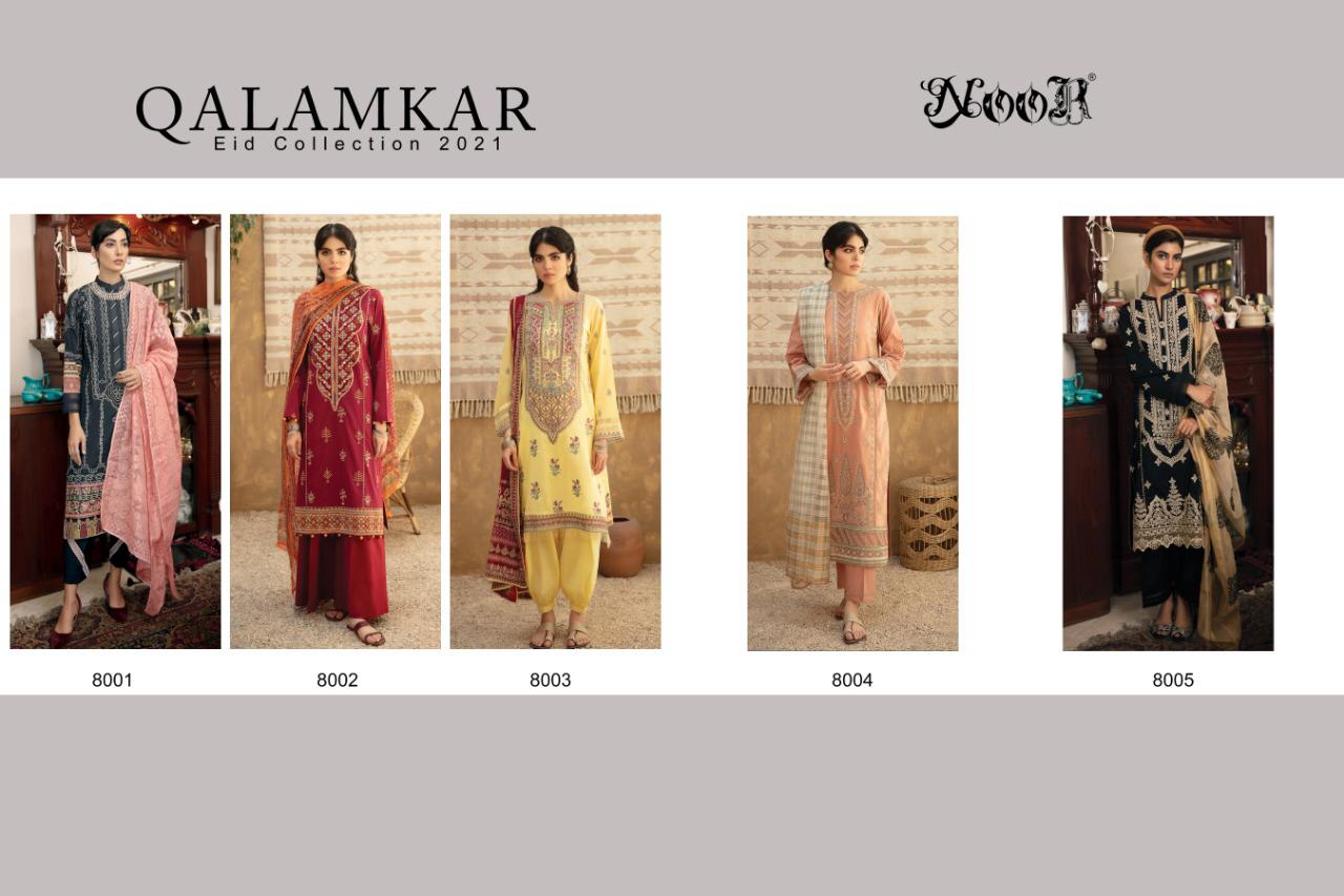 Noor Qalamkar Eid Collection 8001-8005