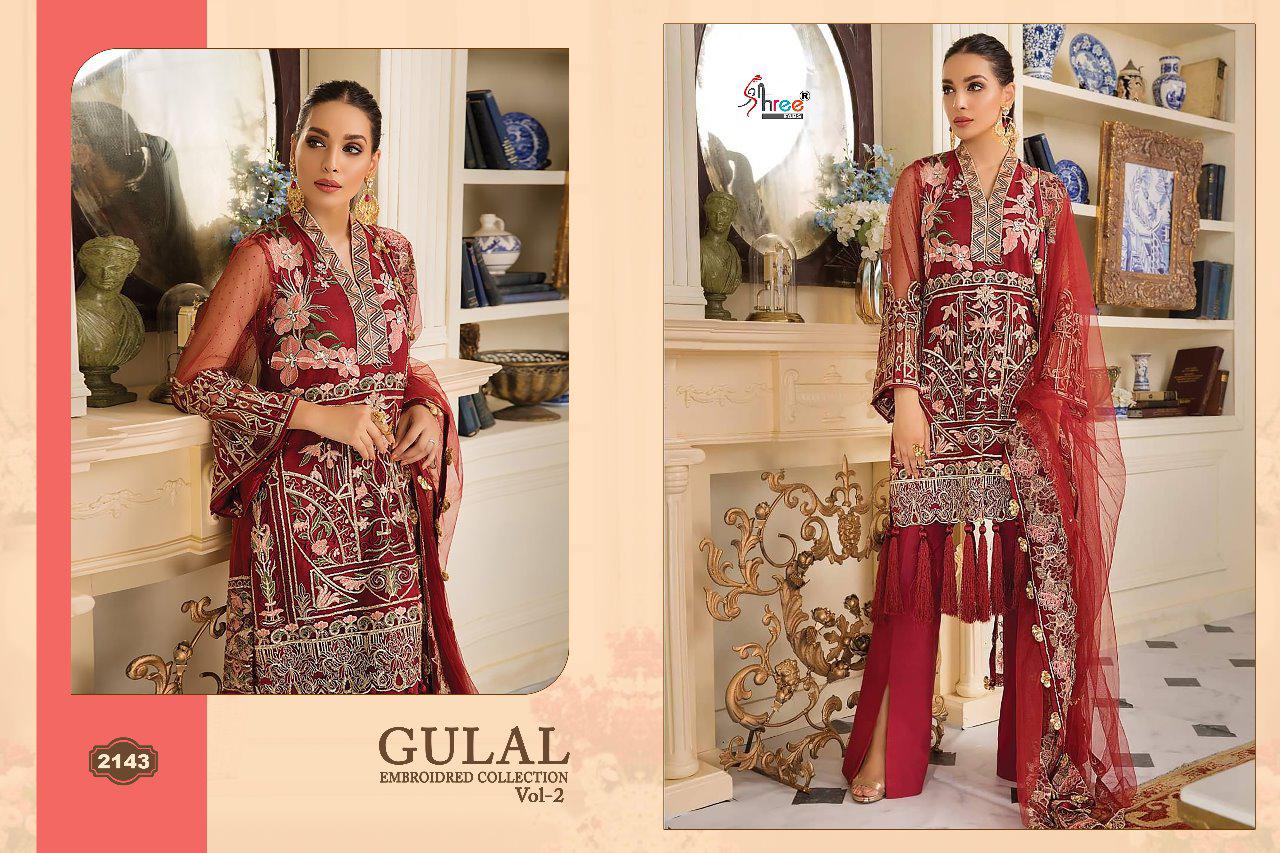 Shree Fabs Gulal Embroidered Collection 2143