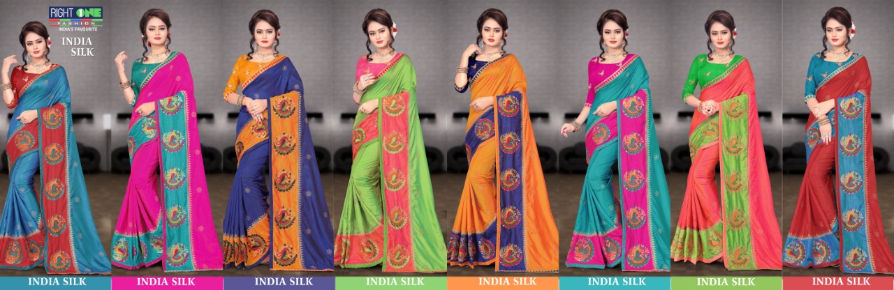 Right One Fashion India Silk 201-208