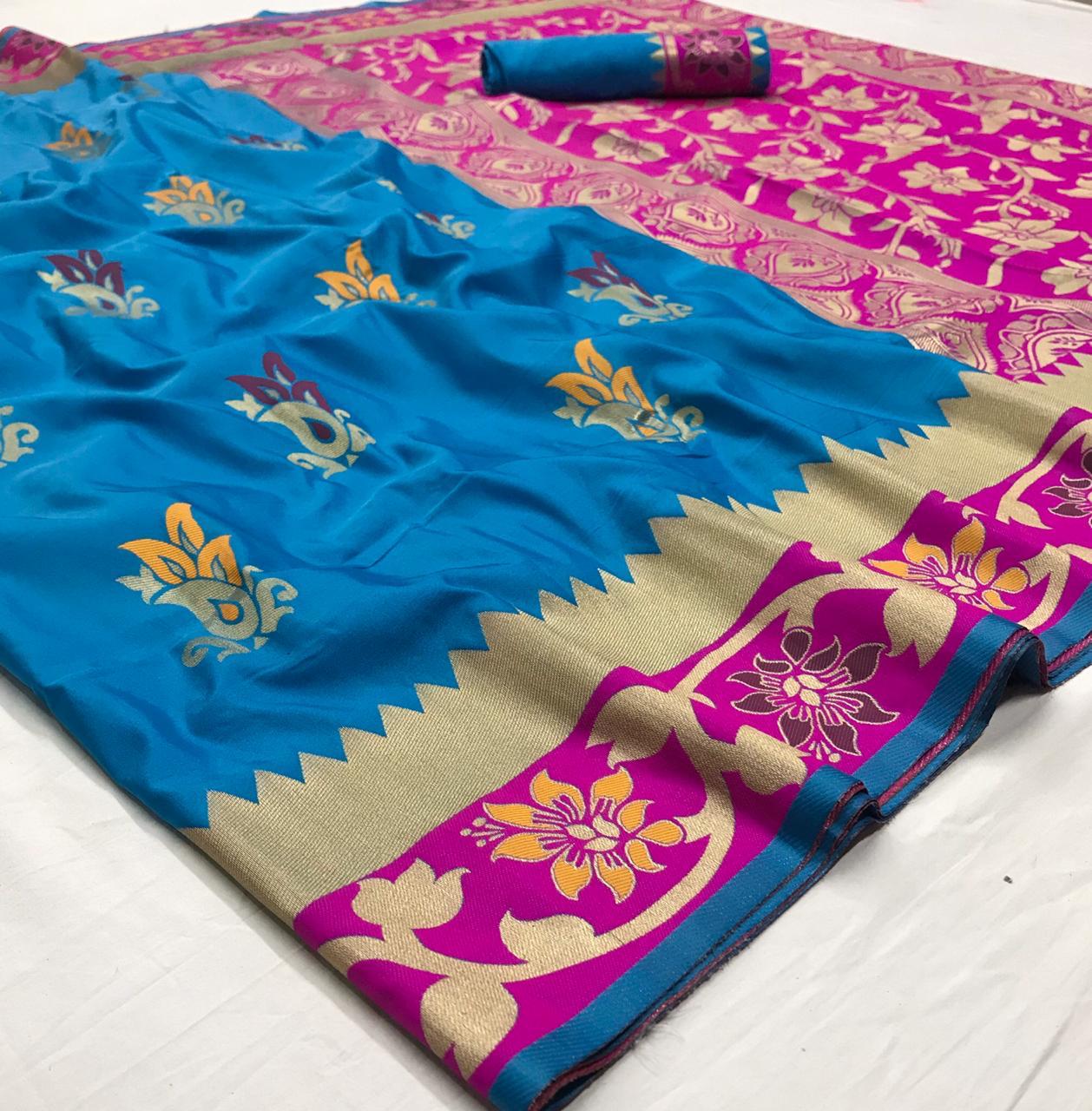 Rajyog Fabrics Aakansha Silk 1003