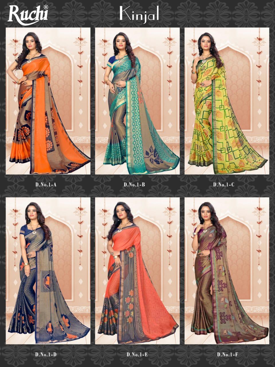 Ruchi Saree Kinjal 01 Colors