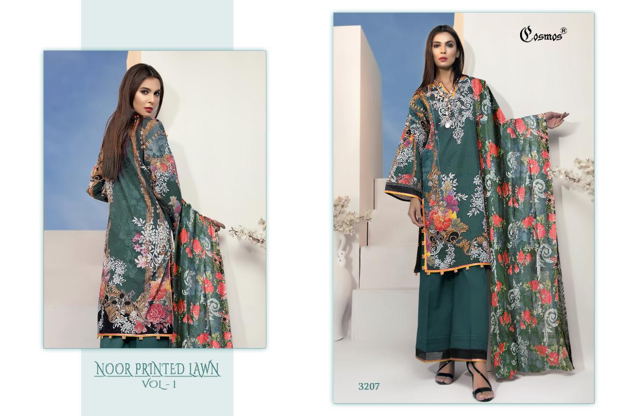 Cosmos Fashion Noor Printed Lawn 3207