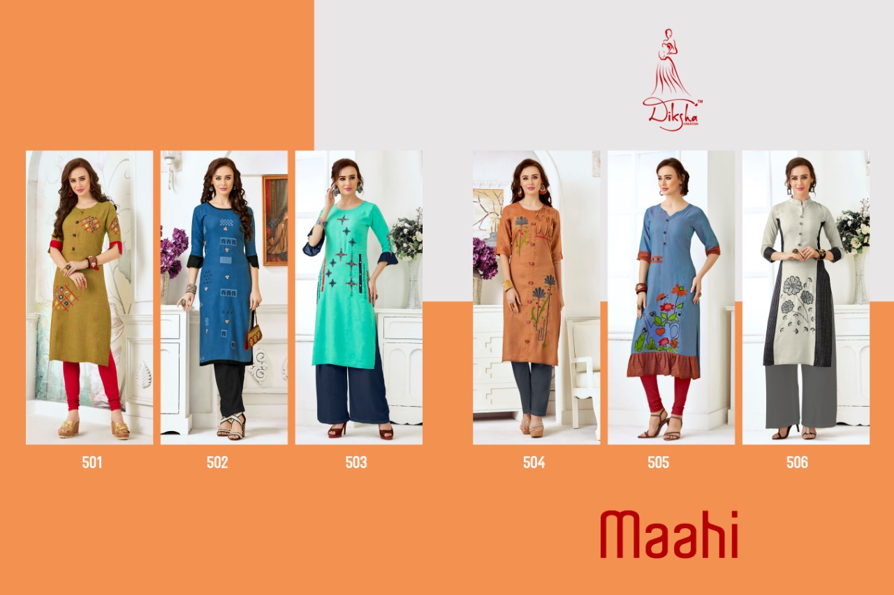 Diksha Fashion Maahi 501-506