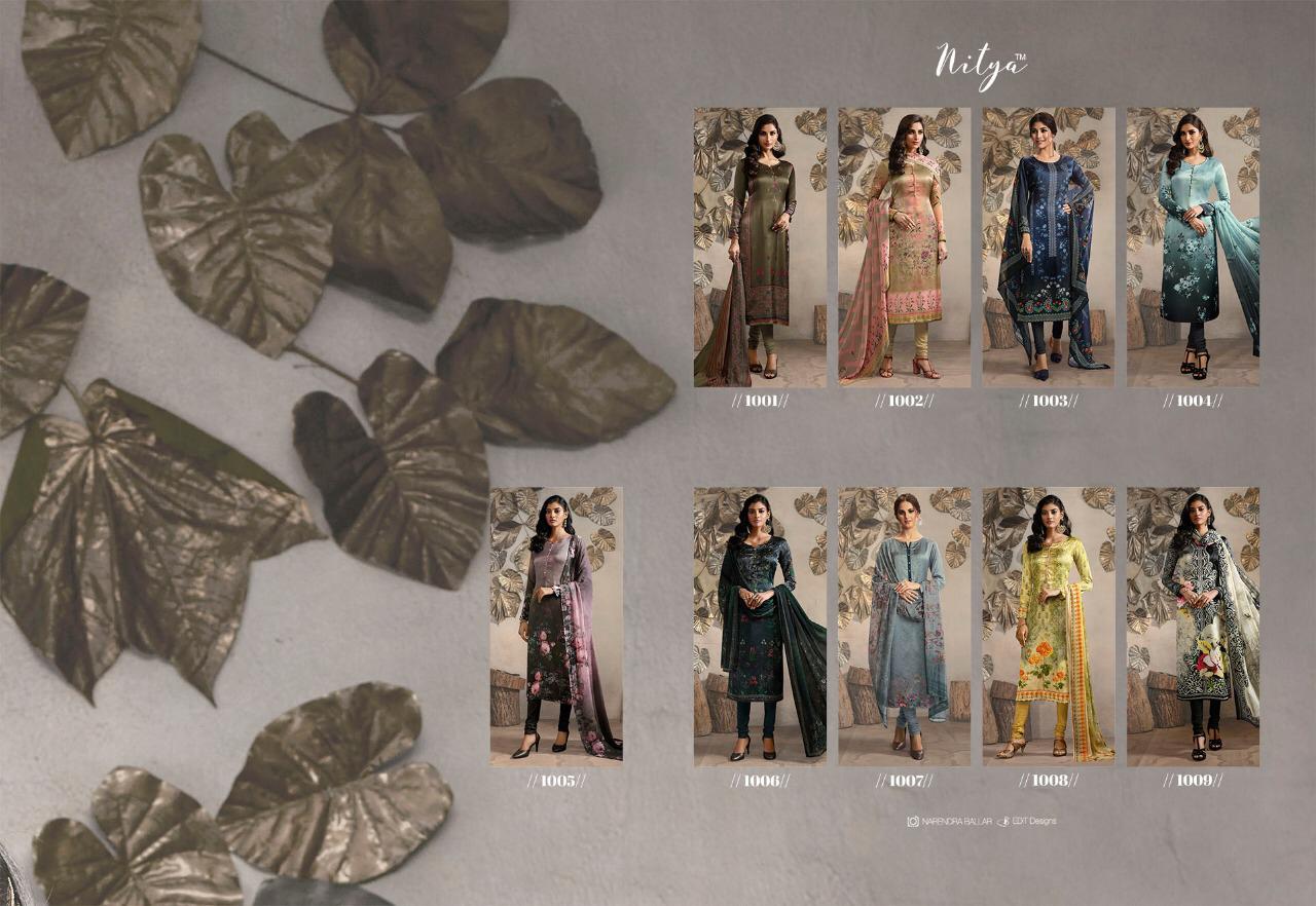LT Fabrics Nitya Liana Royal Satin 1001-1009
