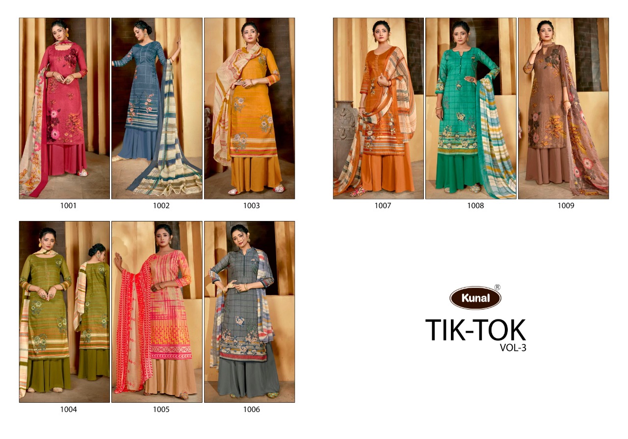 Kunal Fashions Tik Tok 1001-1009