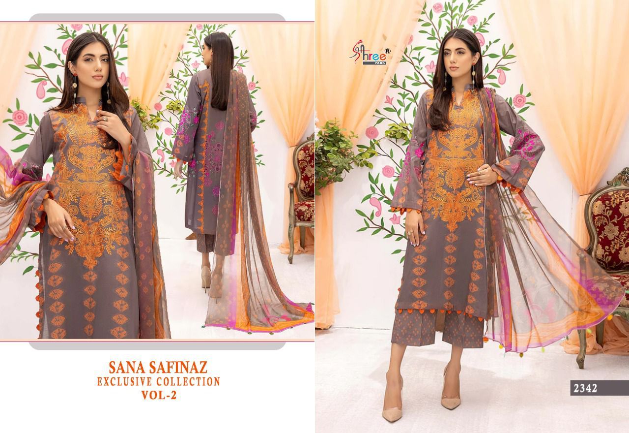 Shree Fab Sana Safinaz Exclusive Collection 2342