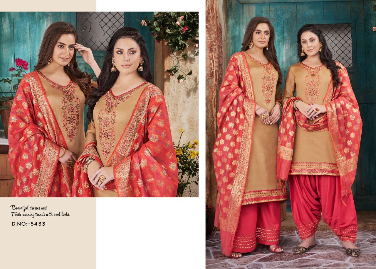 Kessi Fabrics Silk Patiyala 5433 