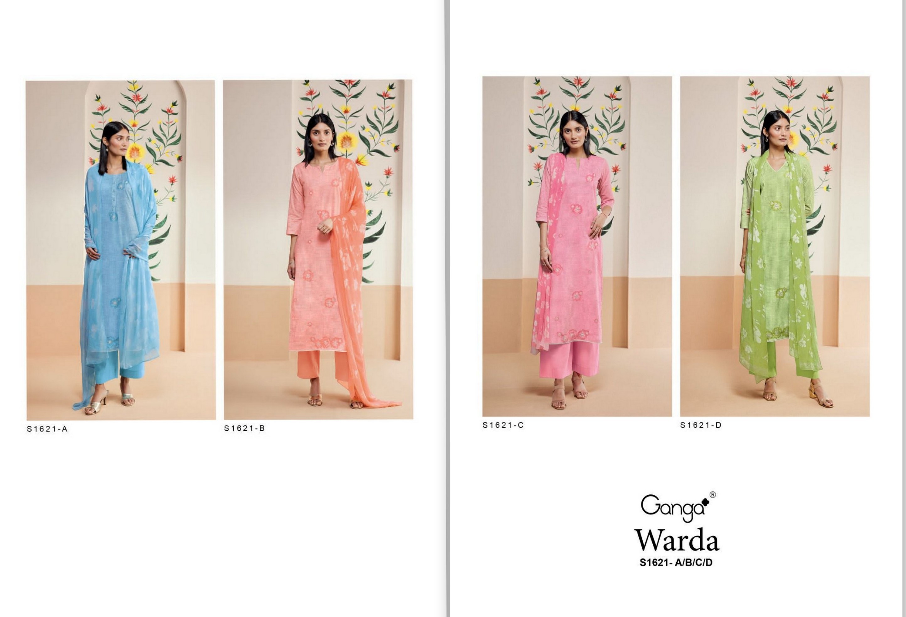 Ganga Warda 1621 Colors 
