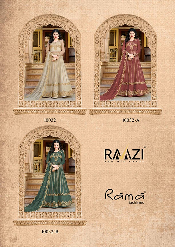 Rama Fashions Raazi Aroos 10032 Colors