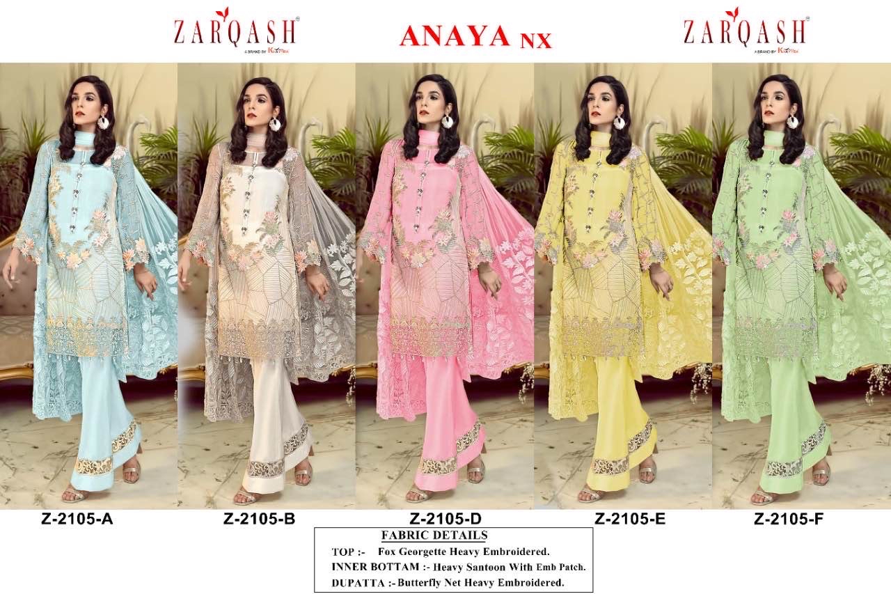 Zarqash Anaya Nx Z-2105 Colors 