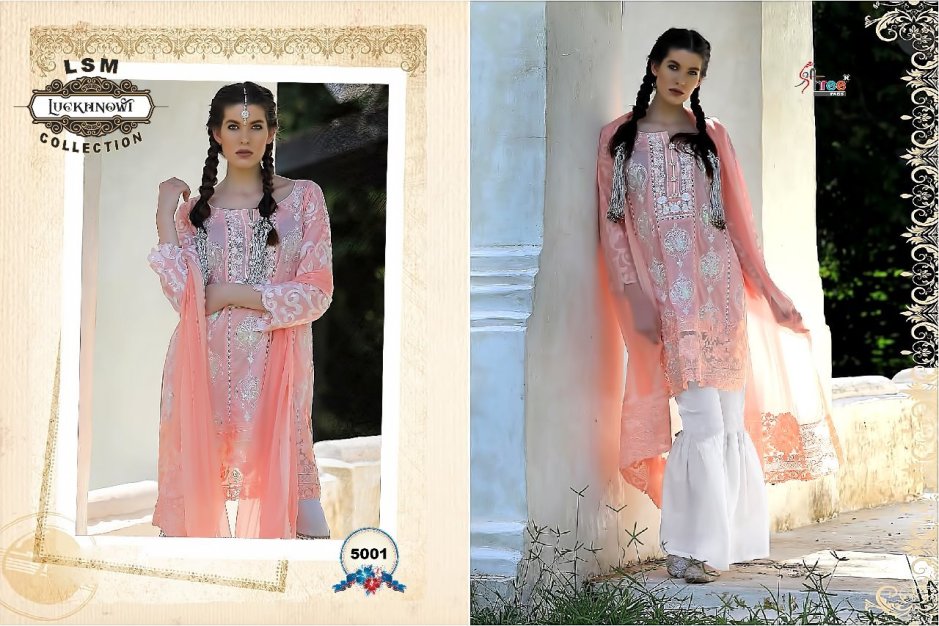Shree Fabs LSM Luckhnowi Collection 5001