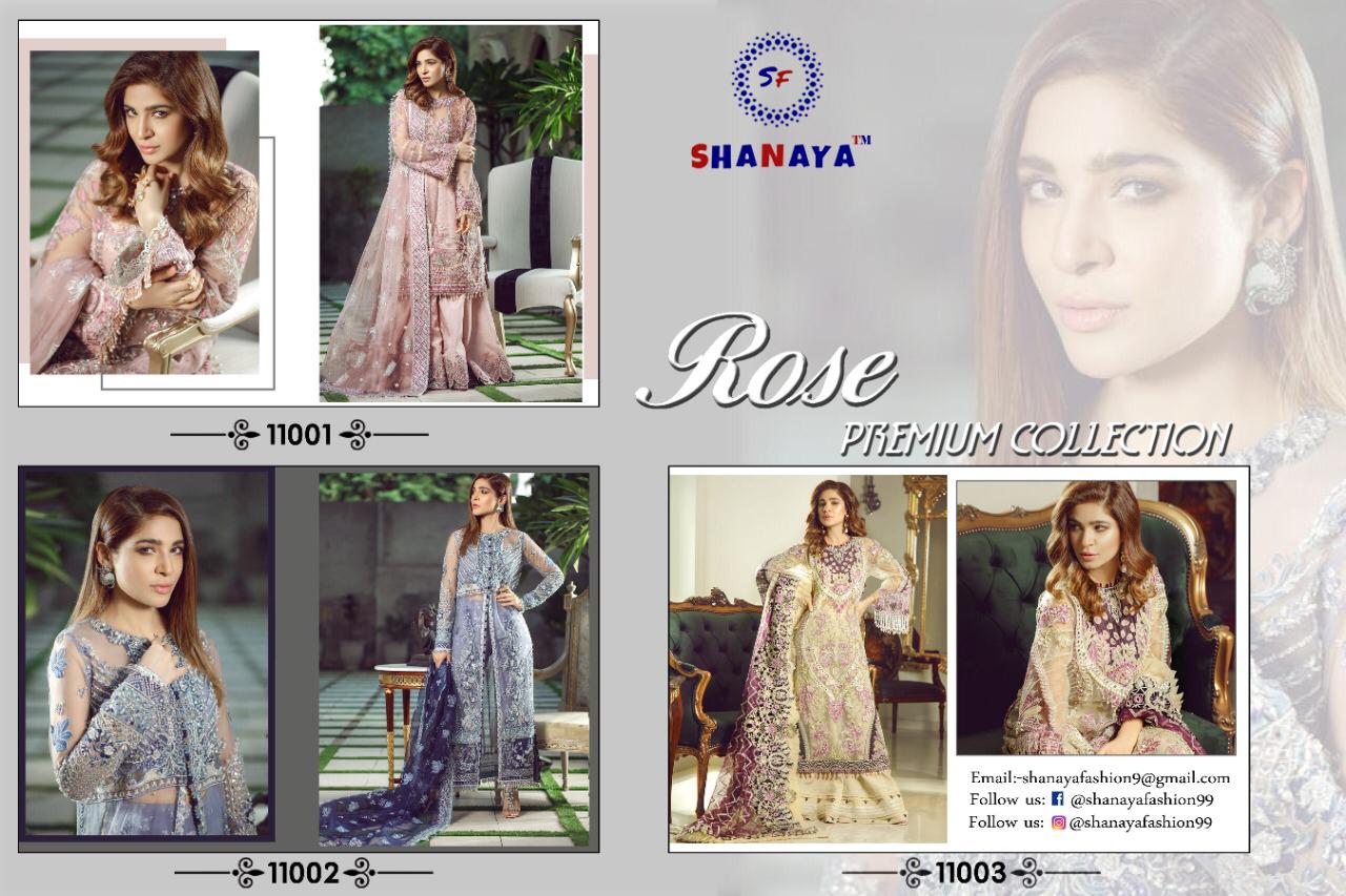 Shanaya Fashion Rose Premium Collection 11001-11003