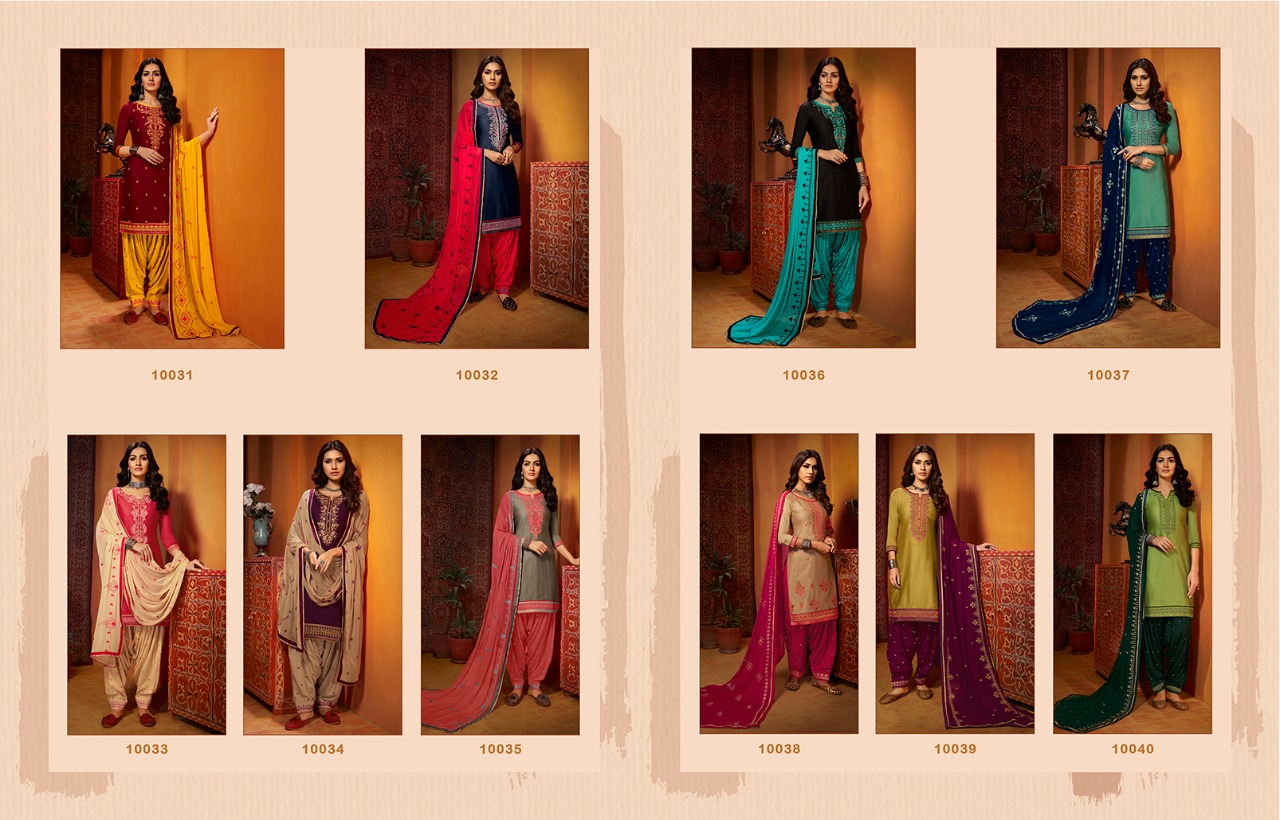 Kajree Fashion Of Patiyala 10031-10040