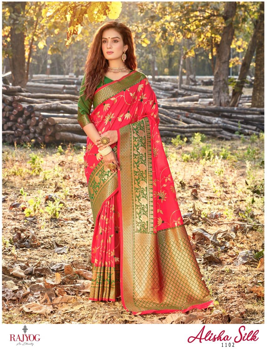 Rajyog Fabrics Alisha Silk 1102