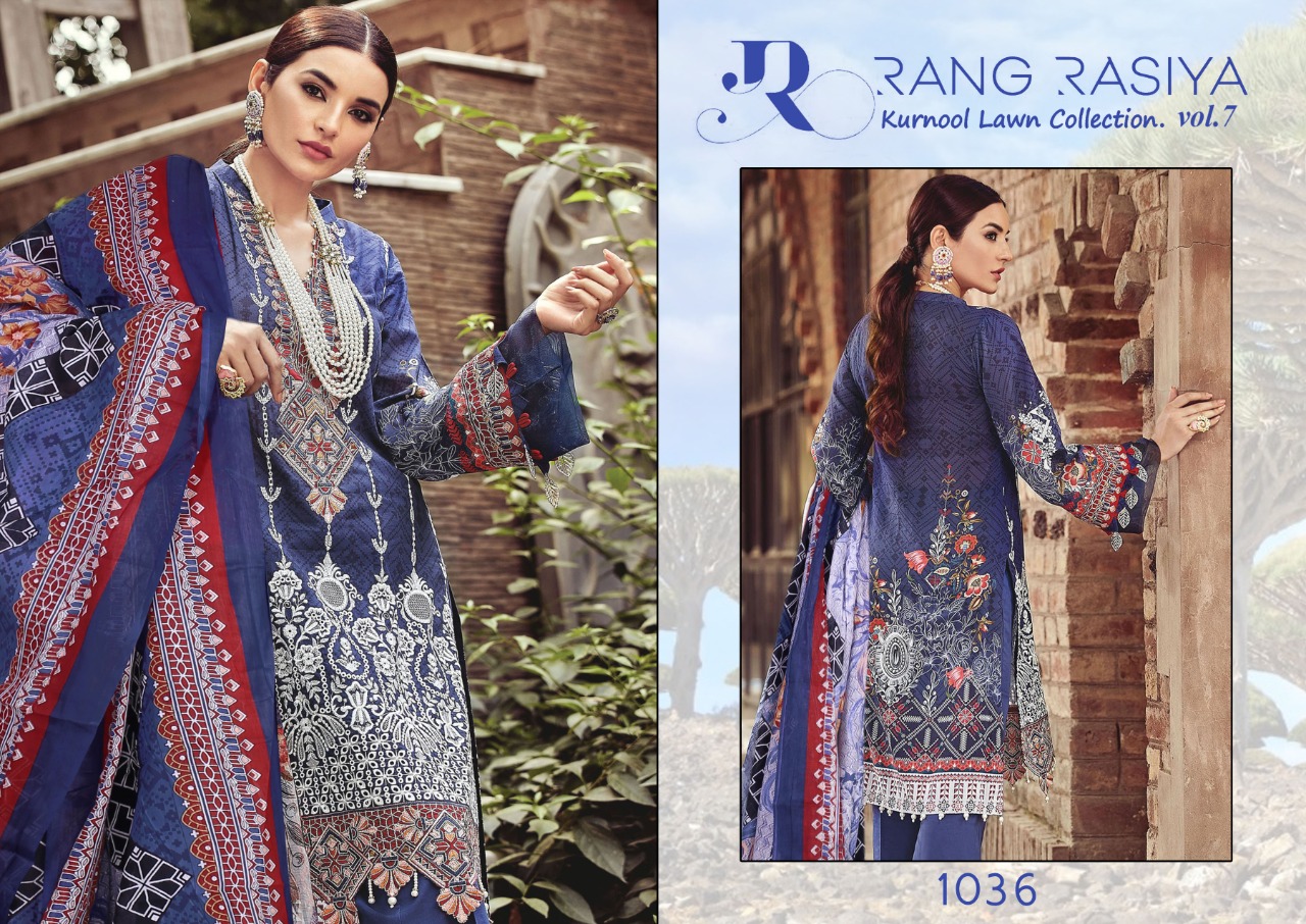 Rang Rasiya Kurnool Lawn Collection 1036