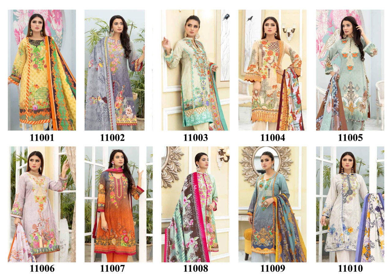 Iris Vol-11 Karachi Cotton 11001-11010