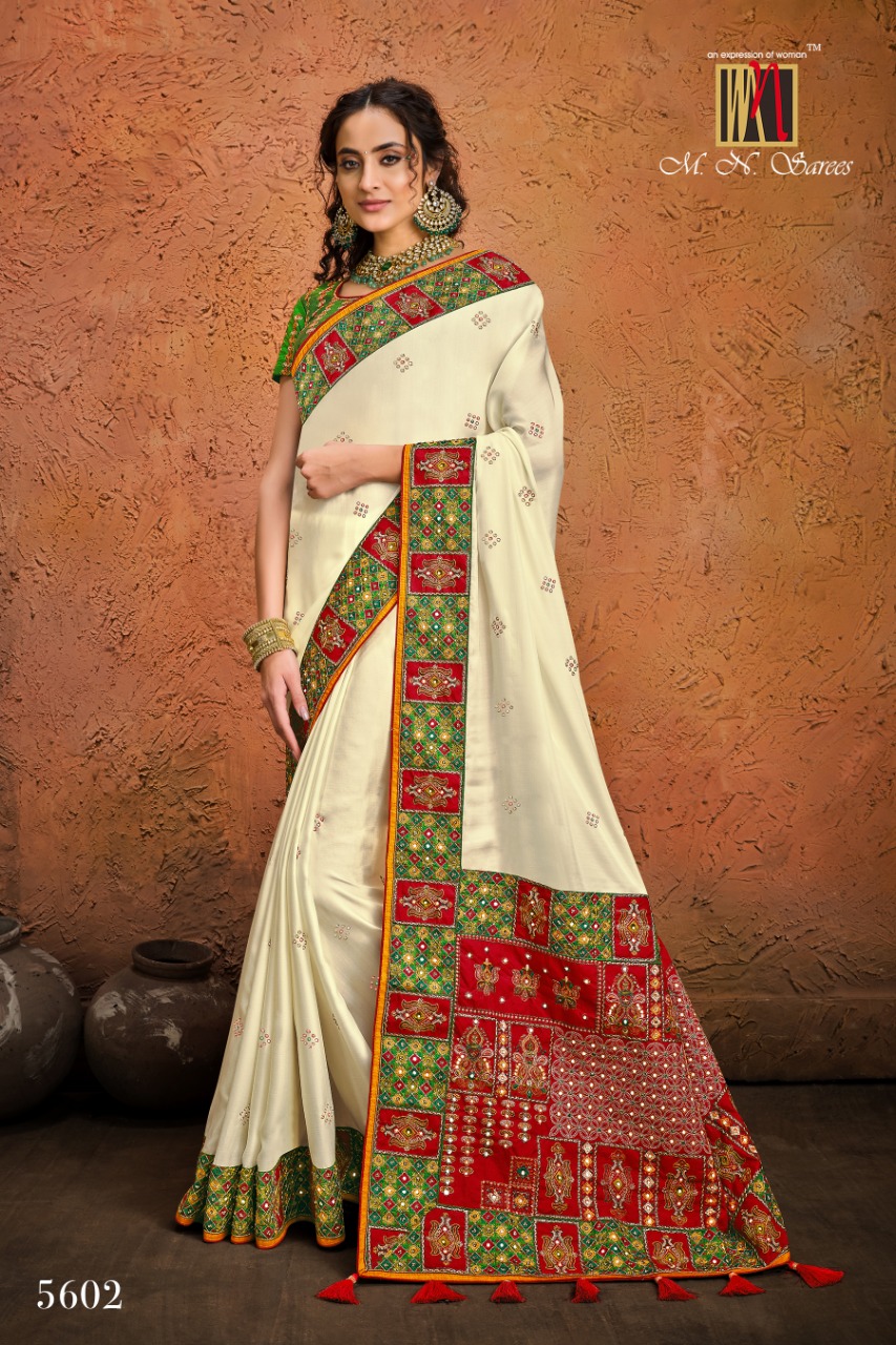 Embroidered Sarees only at KekeeImpex