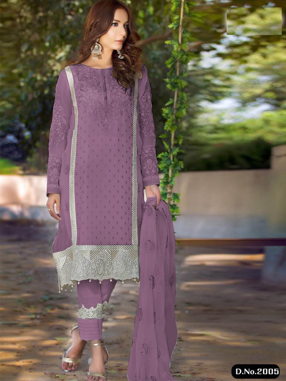 2005 Purple Salwar Suit