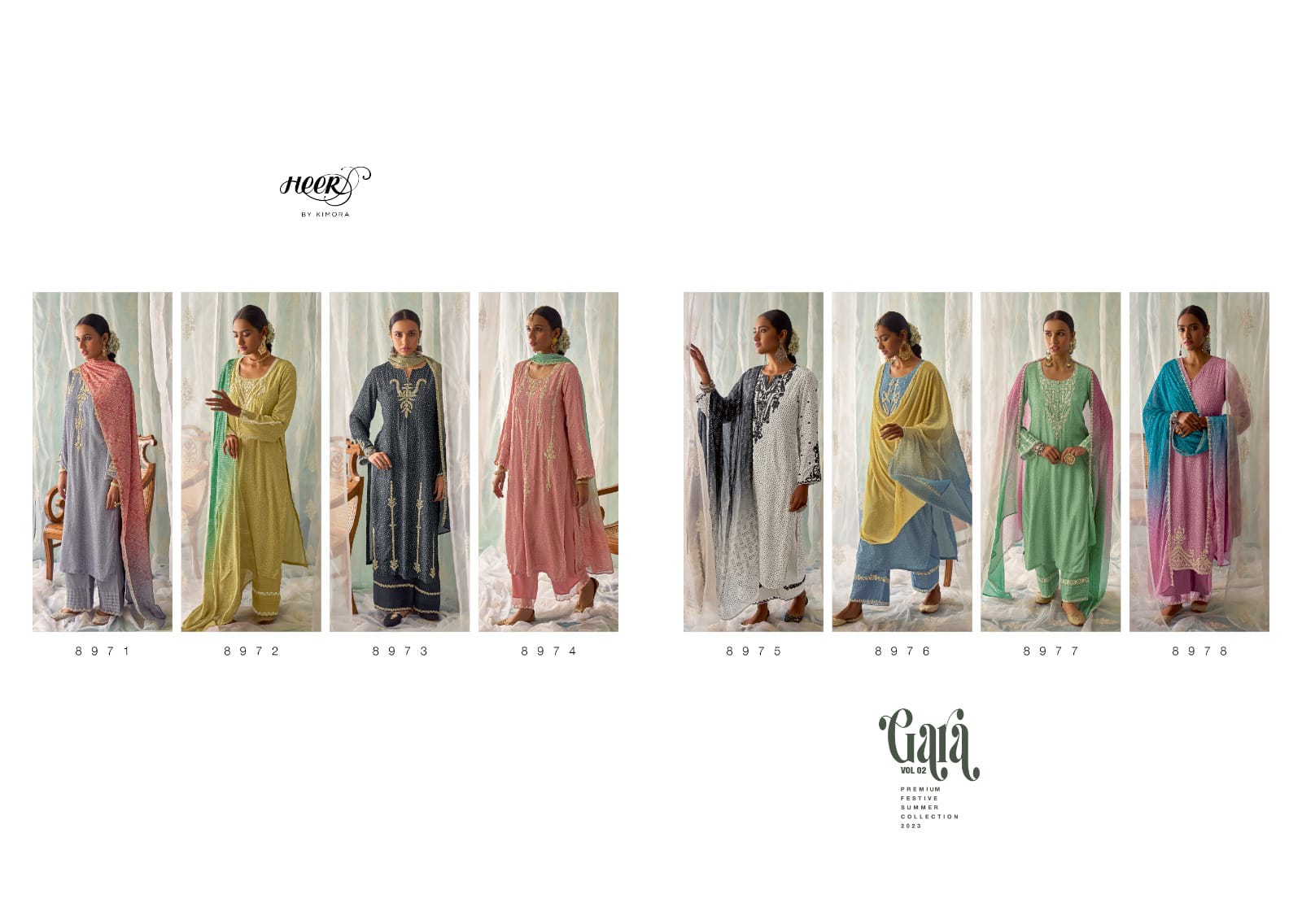 Kimora Fashion Heer Gara 8971-8978