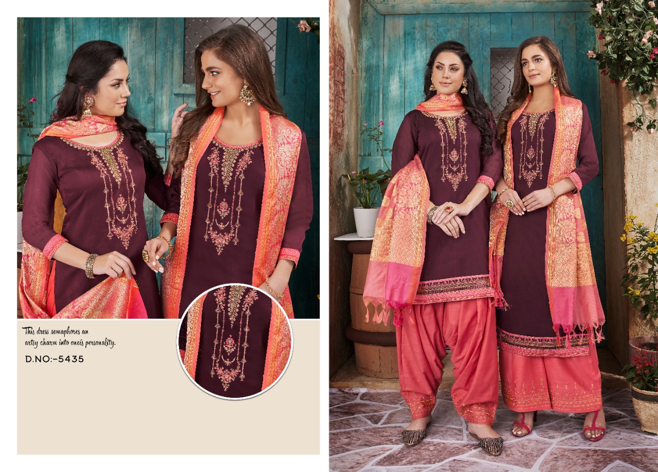 Kessi Fabrics Silk Patiyala 5435 