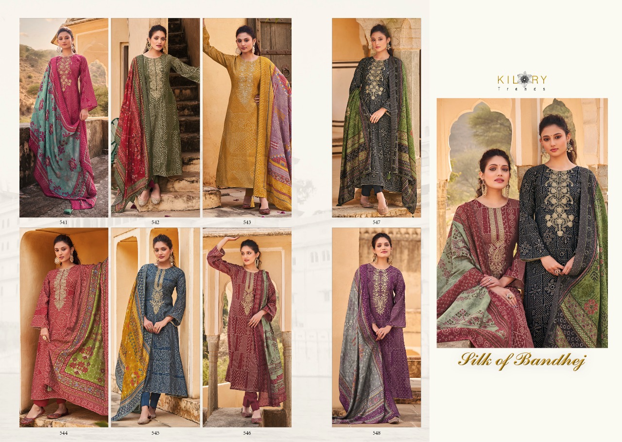 Kilory Trendz Silk Of Bandhej 541-548